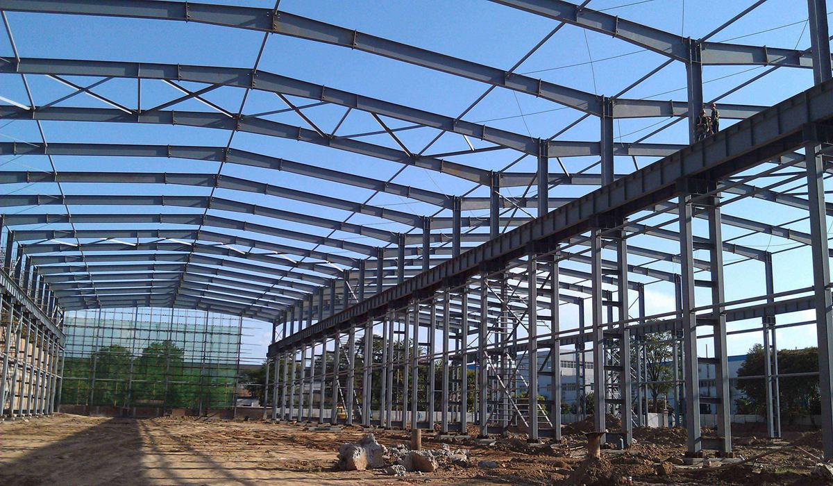installation of steel structure