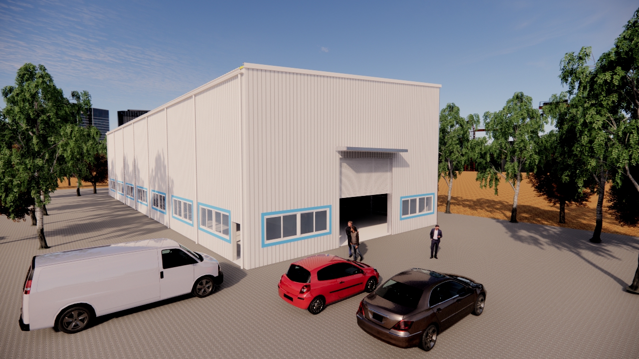 Single Slope Workshop outside view